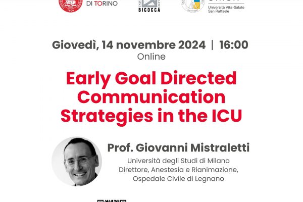 SEMINARI IN ANESTESIA E TERAPIA INTENSIVA: 14 Novembre 2024 Prof. Giovanni Mistraletti